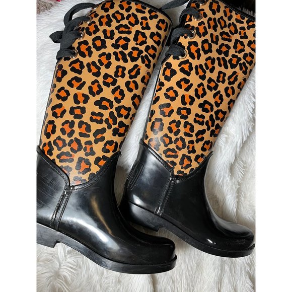 Coach cheetah rainboots - Picture 2 of 16